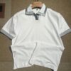 Classic Buttonless polo t-shirt - White