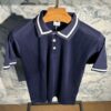Premium Knitted Polo t-shirt - Blue