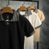 Men's Buttonless Polo T-Shirt - White